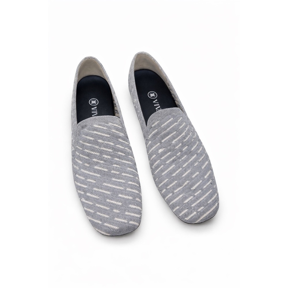 VIVAIA Square-Toe Patterned Loafers– EU 42‎ / US 11